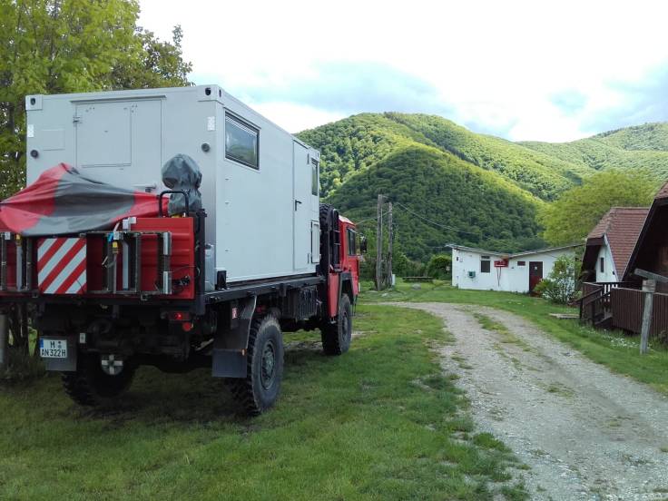 Expedition truck, Camping Ananas, Cisnãdioara